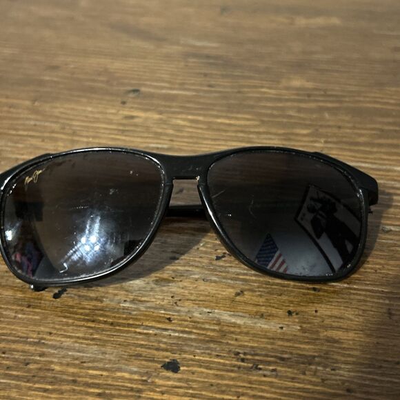 Maui Jim MJ178-02 Voyager Series II Black Frame Only Polarized Grey Sunglasses - Picture 7 of 8